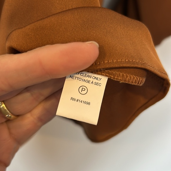 Ramy Brook Murphy Off Shoulder Satin Top in Copper - Picture 10 of 12